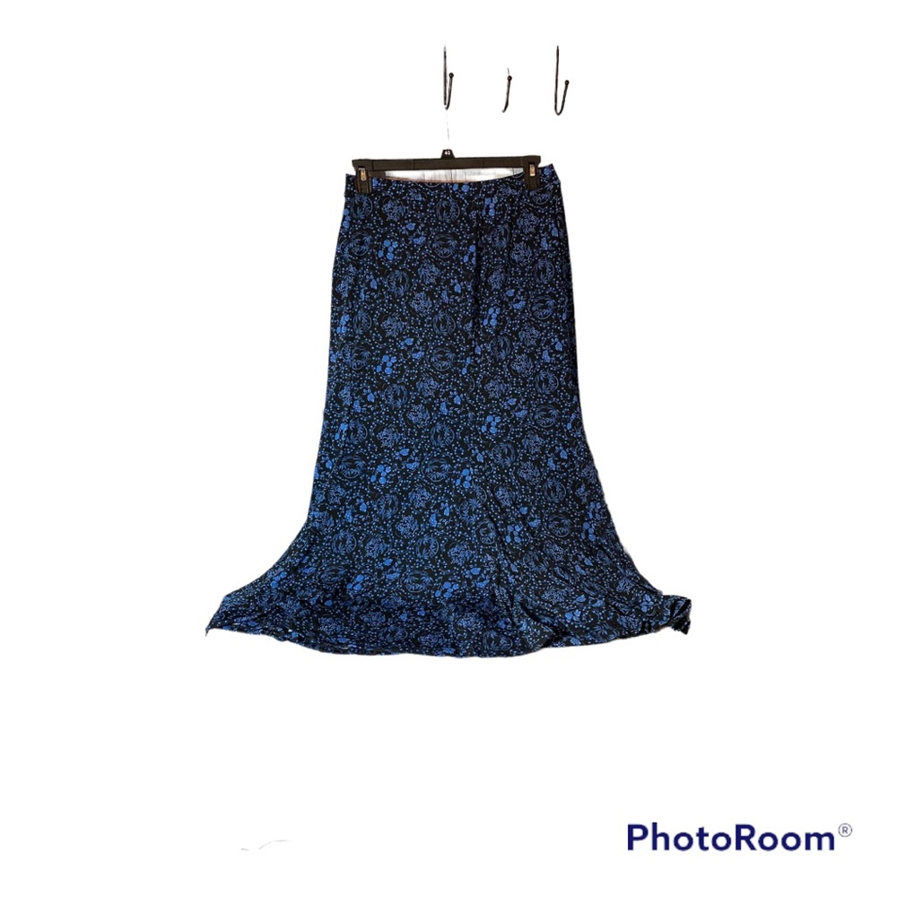 Cato Floral Paisley Maxi Style Skirt ~ Black/Blue ~ 18/20W ~ ONLY 2 LEFT !!!!